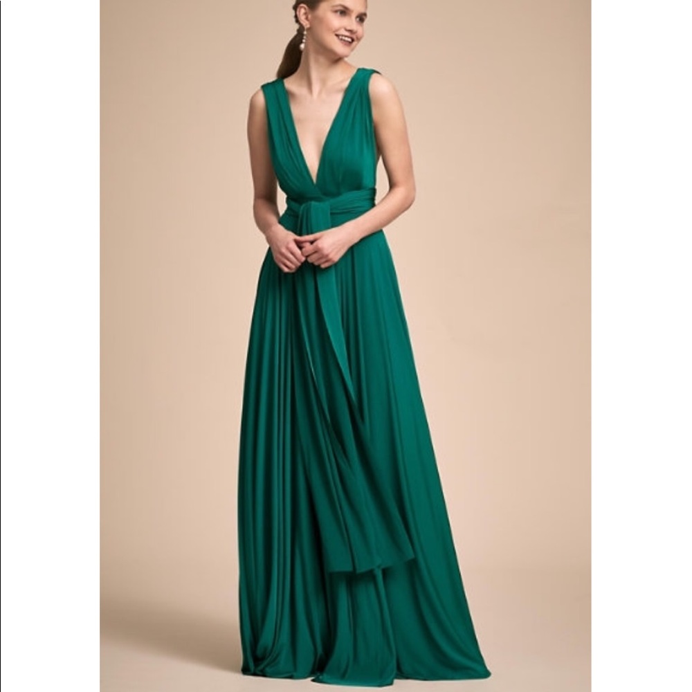 BHLDN/Anthro Two Birds Ginger Convertible Maxi